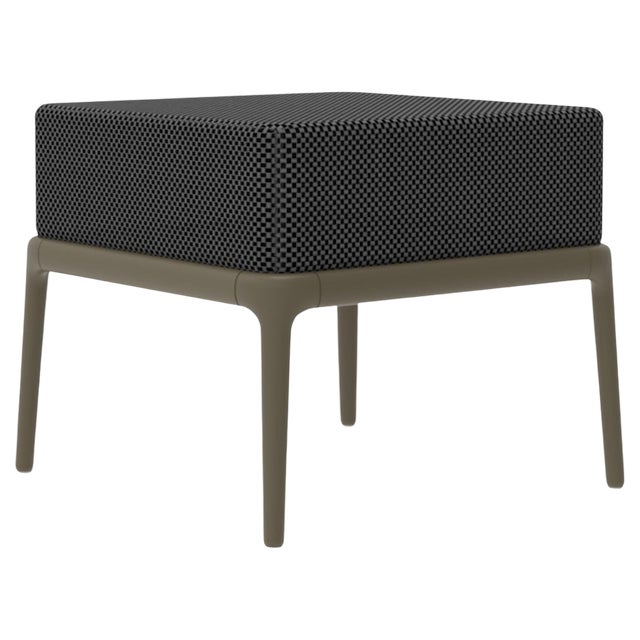 Xaloc Bronze Pouf 50 by Mowee For Sale