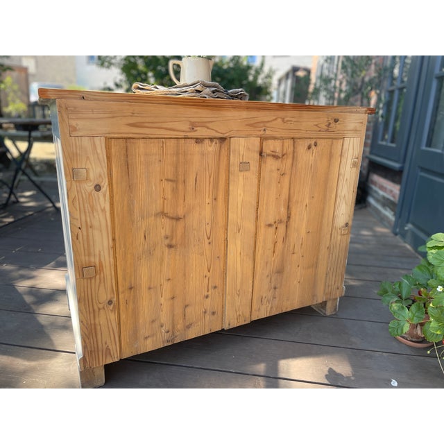 Antique Chest of Drawers in Fir, 1890s For Sale - Image 9 of 16