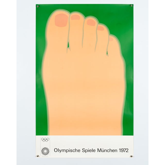 Munich Olympics Serigraph Poster by Tom Wesselmann, 1972 For Sale - Image 3 of 9