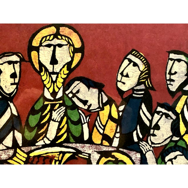 Signed Limited Edition Print “The Last Supper” by Sadao Watanabe For Sale - Image 4 of 9