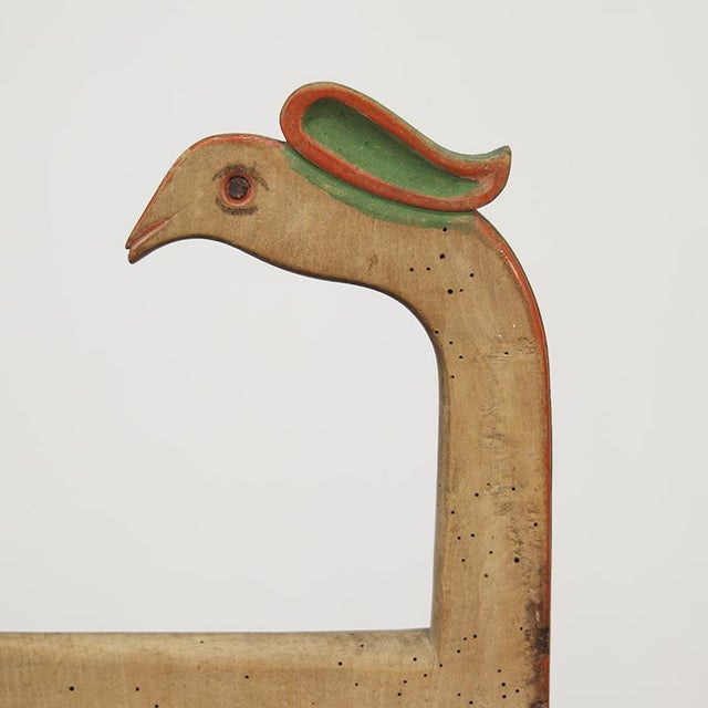 Rustic Farmhouse Folk Art Schwingstock / Ornament, 1889 For Sale - Image 4 of 12