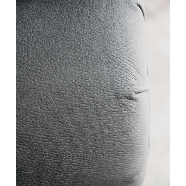 Textile Vintage Modernism Contemporary Waves Armchair, 1980s For Sale - Image 7 of 11