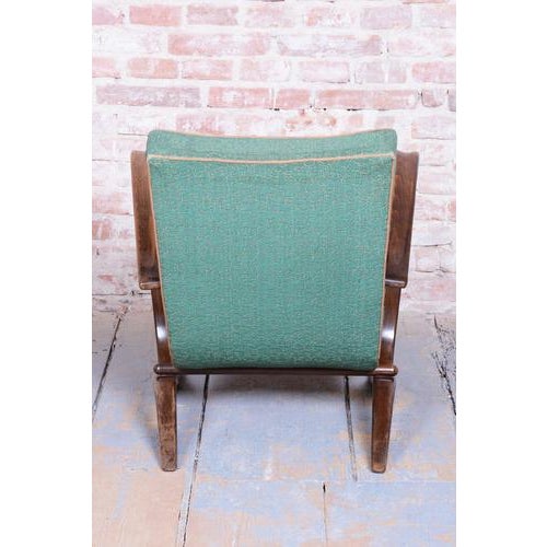 Brown Czech Art Deco H-269 Lounge Chairs by J. Halabala for Up Závody, 1930s, Set of 2 For Sale - Image 8 of 15