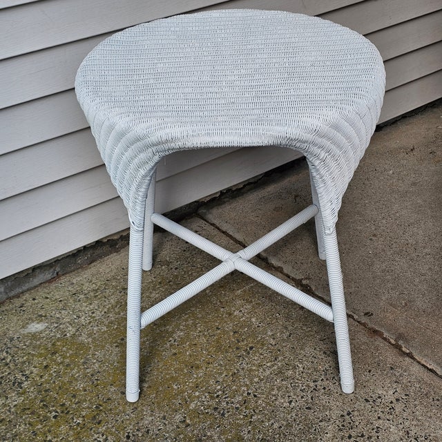 1920s Antique Lloyd Loom Occasional Table For Sale - Image 11 of 11