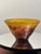 Emile Gallé (France 1846-1904) Cameo Glass Magnolia Bowl, Acid-Etched and Wheel-Carved Amber and Burgundy Glass, Signed Galle C. 1900 For Sale In Cleveland - Image 6 of 11