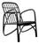 Black Chair in Bamboo For Sale