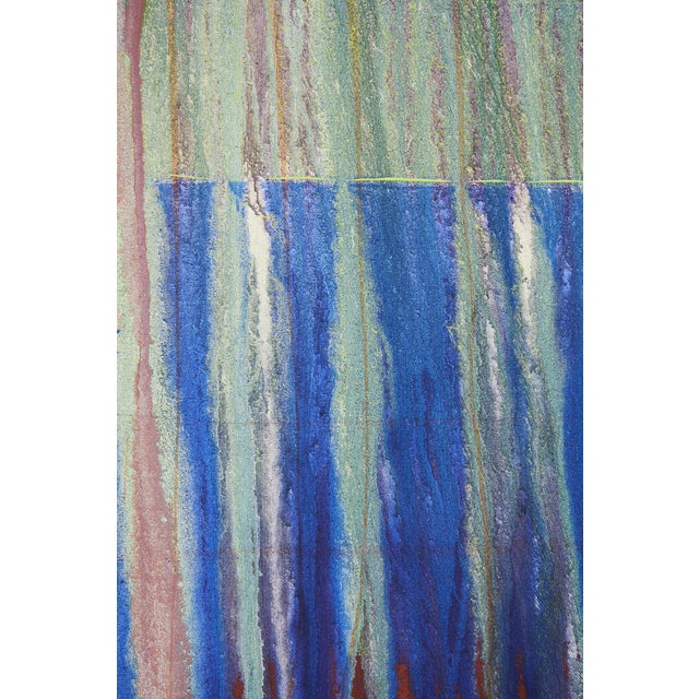 Slipping Back Into Madness, Into It’s Delightful Mouth - Large Abstract Acrylic Painting by Simon Findlay For Sale - Image 6 of 7