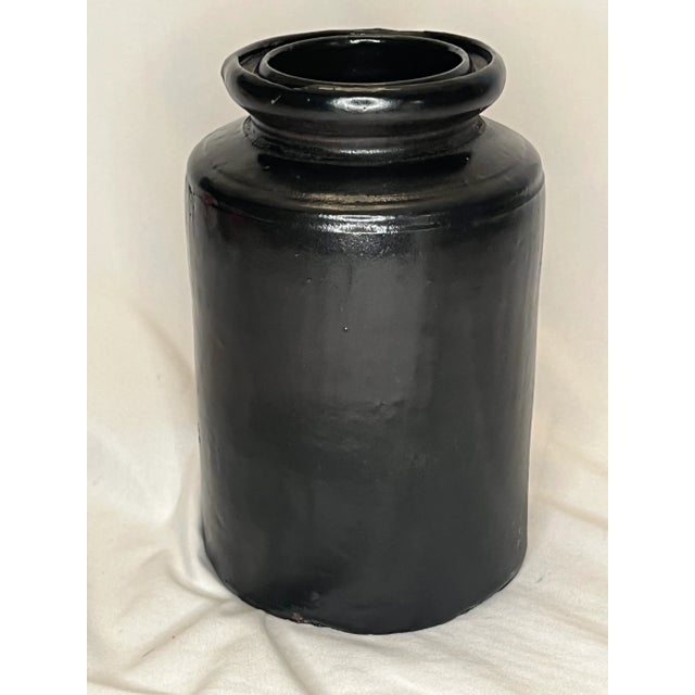 Late 19th Century Primitive Crock Antique Jar For Sale - Image 5 of 5