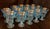 Fostoria 1950s Fostoria Jamestown Blue Goblets - 14 pcs For Sale - Image 4 of 12