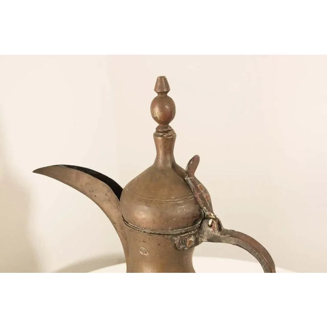 19th Century Middle Eastern Dallah Arabic Coffee Pot For Sale - Image 11 of 13
