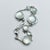 Metal Ippolita Sterling Silver Rock Candy Lollipop 7-Stone Diamond Halo Bracelet – Limpido Doublet For Sale - Image 7 of 10