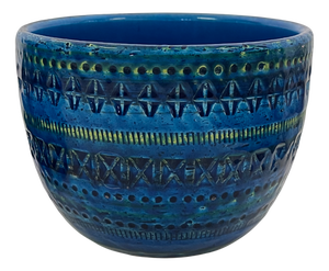Blue Ceramic Vase from Bitossi, 1970s