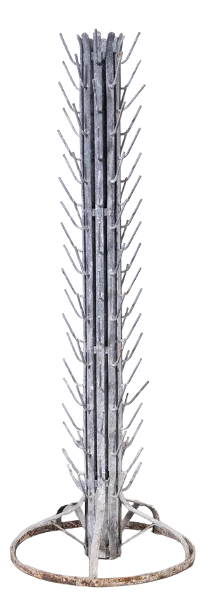 Large French Bottle Drying Rack Model 1400.17, 1950s