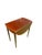 Vintage Mersman Federal Style Mahogany Drop Leaf Accent Table With Drawer For Sale - Image 12 of 15