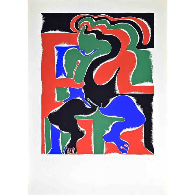 Fritz Baumgartner, Shape, Screenprint, 1970s For Sale