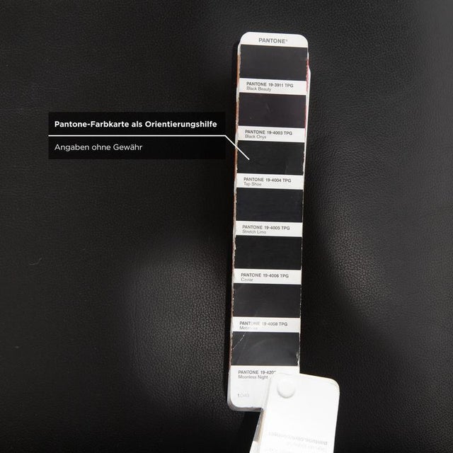 Black Leather Aura Three-Seater Sofa in Black by Paolo Piva for Wittmann For Sale - Image 8 of 13