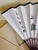 Vintage Handmade and Painted Asian Fan With Calligraphy as the Art Form For Sale - Image 4 of 9