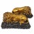French School Artist, Reclining Lions, Gilded Bronze, Set of 2 For Sale - Image 4 of 9