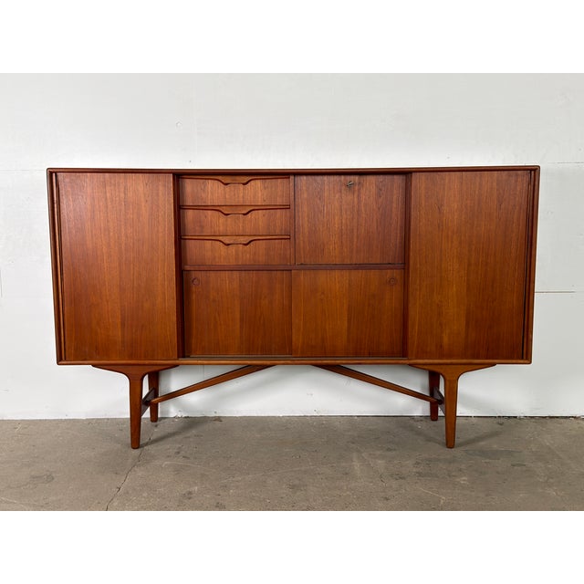 Mid-Century Modern Teak Sideboard with Colored Drawers, 1960s For Sale - Image 16 of 16