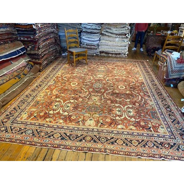 Early 20th Century Mahal Rug For Sale - Image 12 of 12