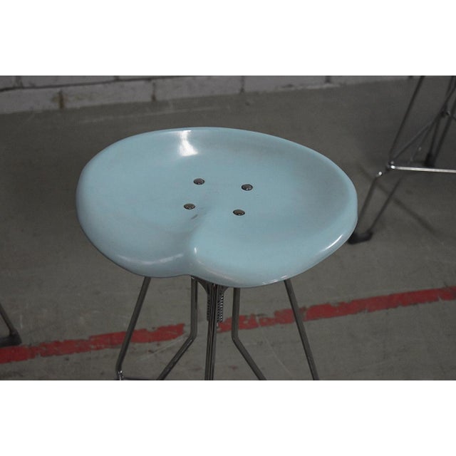 Mid-Century Modern Clipper Bar Stools by Yasu Sasamoto for Dulton, Japan, 1980s For Sale - Image 3 of 9