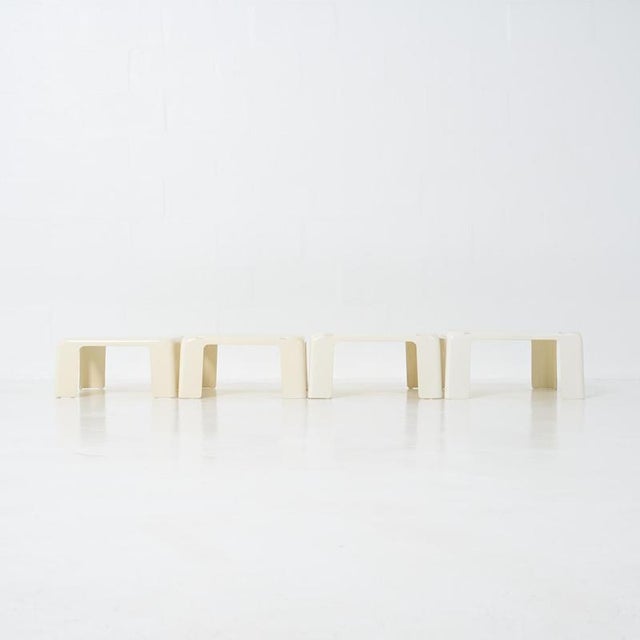 1960s Quattro Gatti or Nesting Tables by Mario Bellini for B&B Italia / C&B Italia, 1960s, Set of 4 For Sale - Image 5 of 18