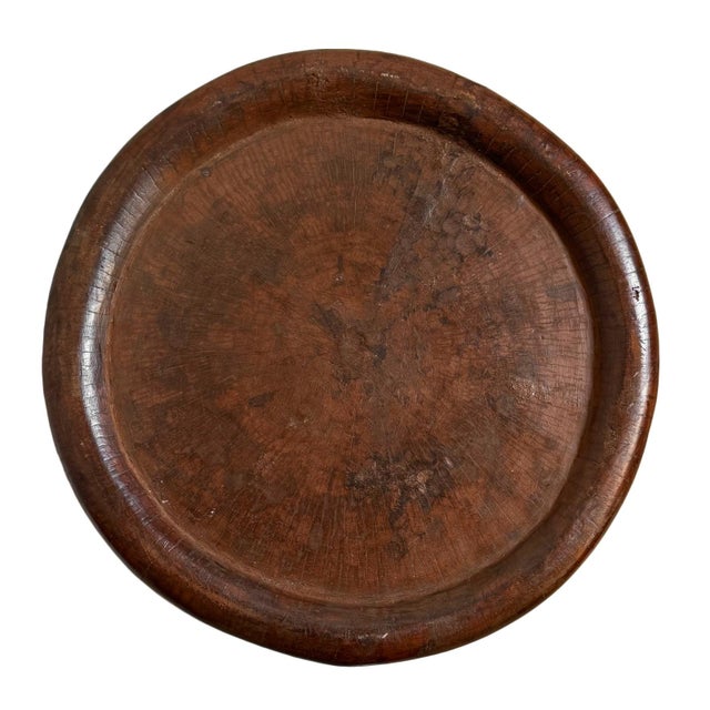 Tribal Vintage Bamileke Bell Boho Tribal Stool Side Table For Sale - Image 3 of 4