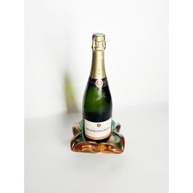 Flower-Shaped Colored Glass Ashtray, Italy, 1960s For Sale - Image 4 of 12