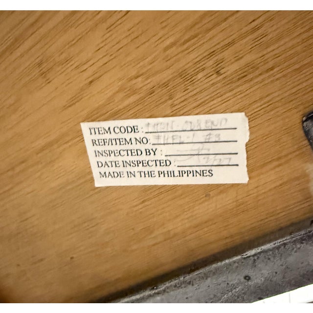 Mid 20th Century Art Deco Style Arched Wrought Iron Coffe and Side Table For Sale - Image 12 of 13