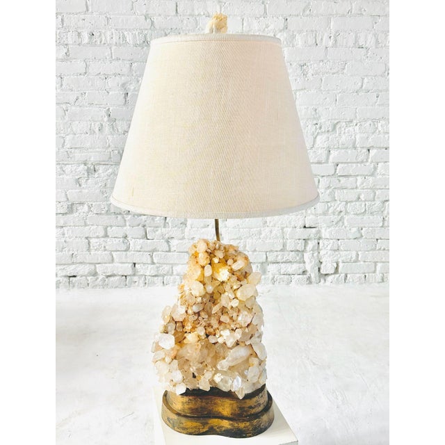Carole Stupell Quartz Crystal Table Lamp, 1950 For Sale In Chicago - Image 6 of 9