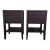 Room & Board Calvin Nightstands – Pair – Mocha Stain, Pristine Condition For Sale