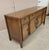 1960s Century Furniture Asian Modern Fruitwood Credenza With Brass Hardware For Sale - Image 9 of 10