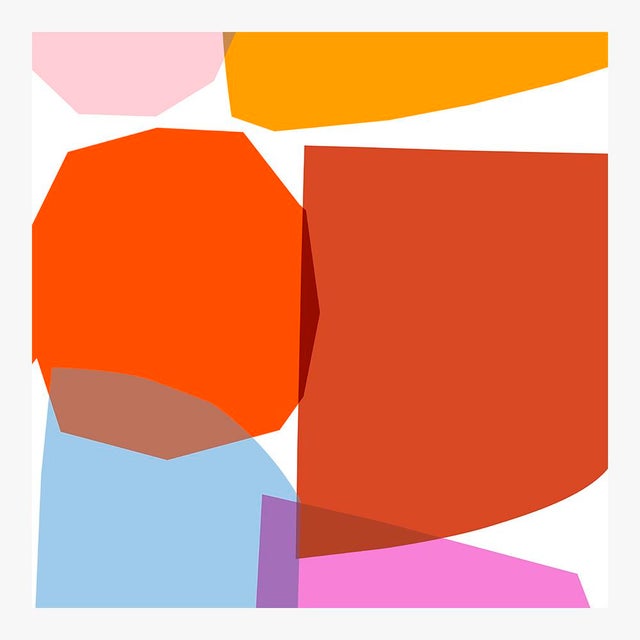 Mid-Century Modern Candy Chips Fine Art Print 43.5" X 61" by Liz Roache For Sale - Image 3 of 6