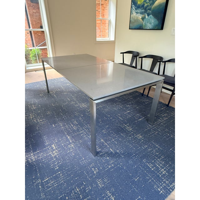 Room & Board Room and Board Rand Quartz Dining Room Table For Sale - Image 4 of 13