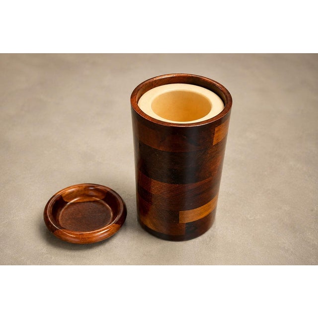 1960sBrazilian Modern Wine Holder with Lid in Rosewood & Imbuia Wood by Jean Dobré, 1960s - Lot 940 For Sale In New York - Image 6 of 18