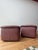 1980s Burris Industries Postmodern Clam Shell Leather Lounge Chairs, Pair For Sale - Image 9 of 11