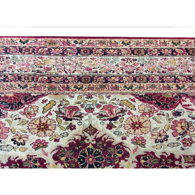 Early 20th Century Persian Lavar Kirman Rug For Sale - Image 14 of 14