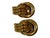 Enhance your jewelry collection with these elegant Trifari Gold Tone Double Knot Adjustable Clip-On Earrings. The...