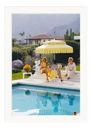 Slim Aarons, "Nelda and Friends," January 1, 1970 Getty Images Gallery Framed Art Print