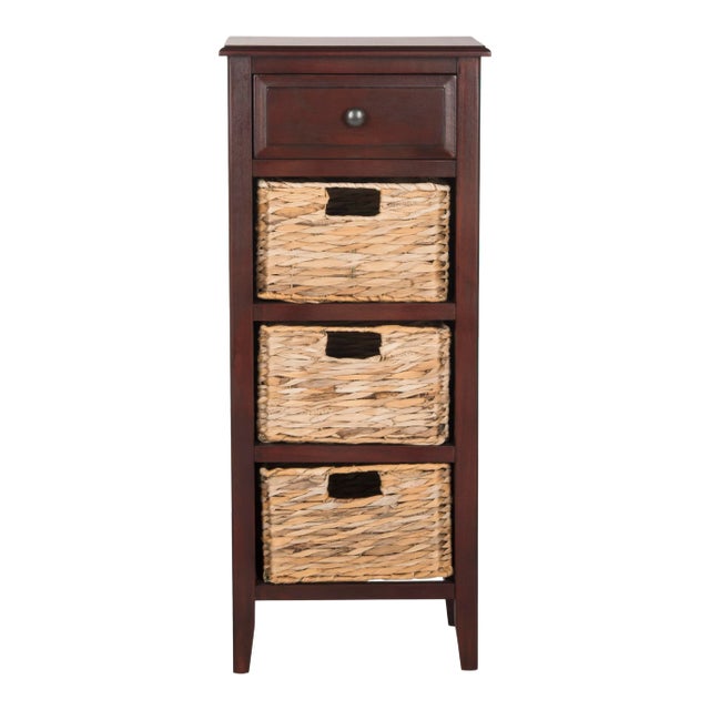 Drawer Side Table in Cherry For Sale