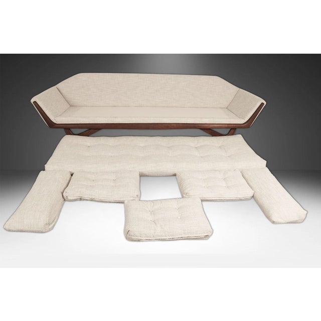 Mid-Century Modern Sofa Adrian Pearsall Style Gondola Sofa For Sale - Image 11 of 11