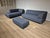 Set of Corner Sofa with Ottoman in Grey from Leolux For Sale - Image 3 of 16