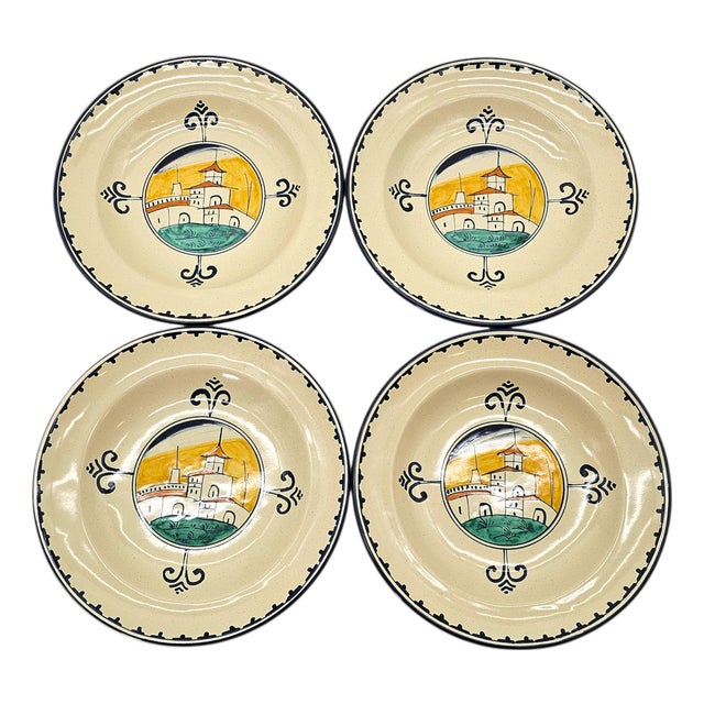 Corso Dei Fiori “Casolare” Pasta Bowls, Set of Four For Sale