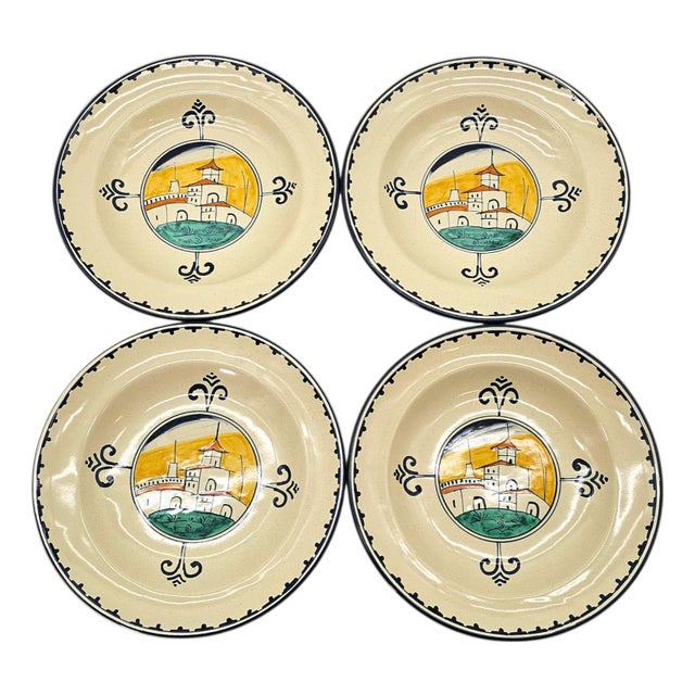 Late 20th Century Corso Dei Fiori “Casolare” Pasta Bowls, Set of Four For Sale