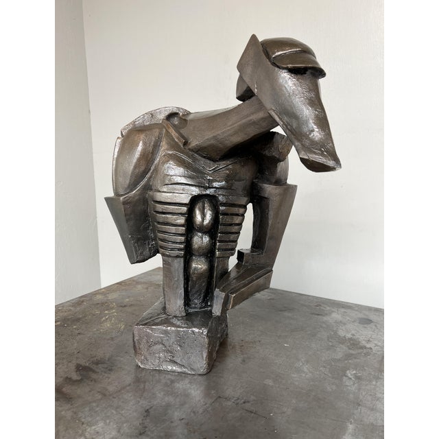 Copper Jacob Epstein, The Rock Drill, 1940, Plaster For Sale - Image 8 of 14