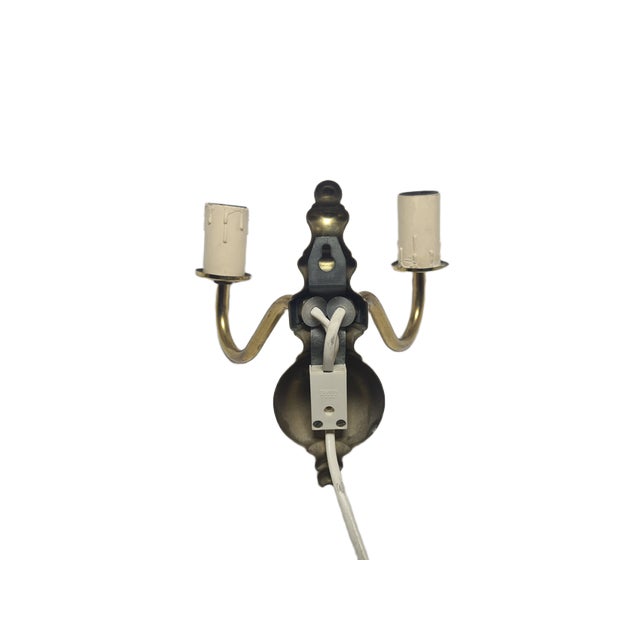 Two-Armed Wall Lamp, Sweden, 1970s For Sale - Image 9 of 9