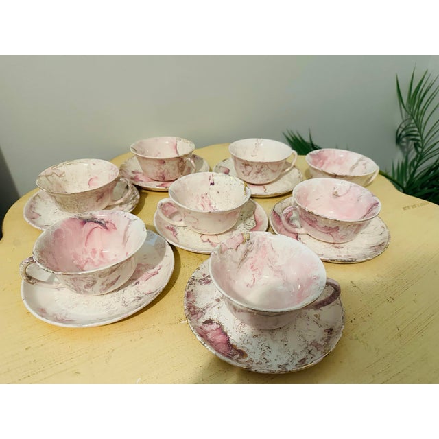 1940s Sascha Brastoff Surf Ballet Tea & Coffee Serving Set - 29 Pieces For Sale - Image 9 of 10