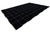 Modern Minimalist Black & Ivory Geometric Grid Wool Area Rug 10x14 For Sale - Image 12 of 12