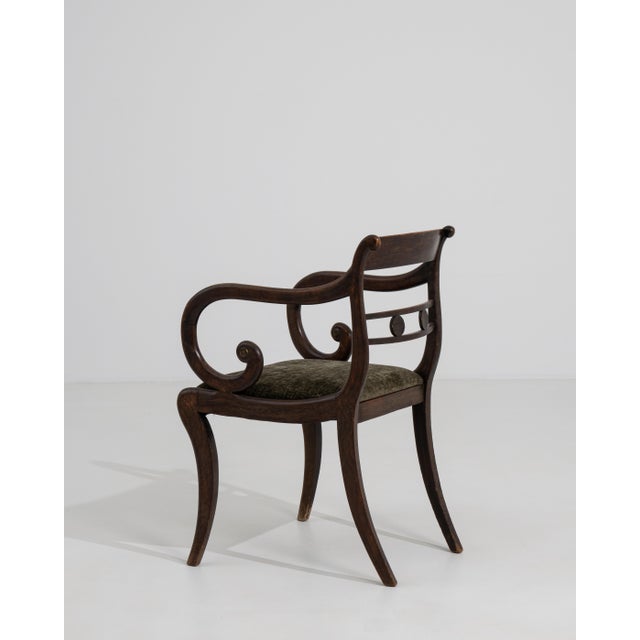 19th Century Regency Sabre-Leg Armchair For Sale - Image 13 of 17