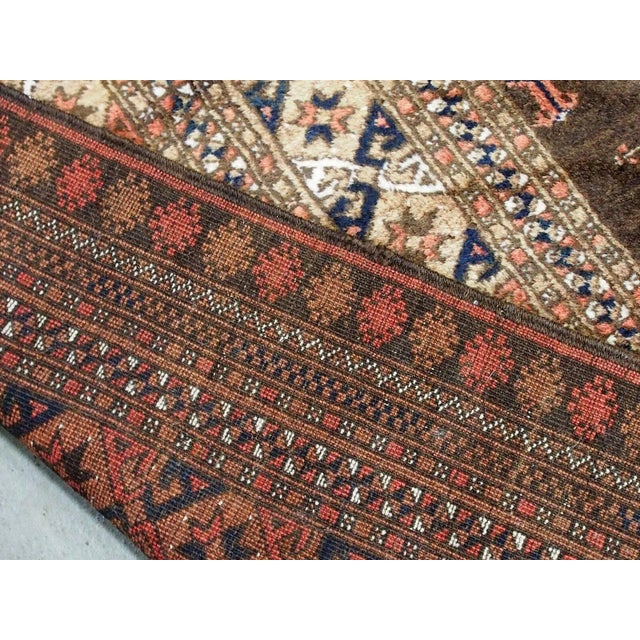 Antique Hand-Knotted Turkmen Saryk Rug, 1920s For Sale - Image 9 of 12